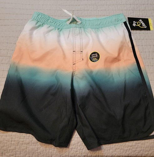 NEW Art Class Boys' Colorblock Swim Trunks Size Large (12/14)