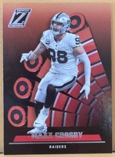 2022 Panini Zenith Football Maxx Crosby Las Vegas Raiders #85