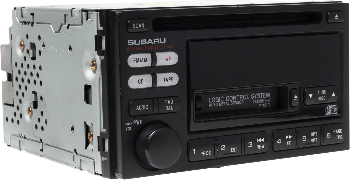 SUAYMO 01-02 Subaru Legacy Radio Cd Cassette Knob Set 86201AE12A