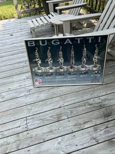 framed poster Bugatti Royales Musse National Mulhouse France 1990