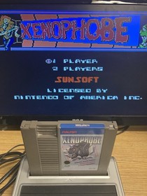 Xenophobe Nintendo Entertainment System NES 1988 Tested & Authentic