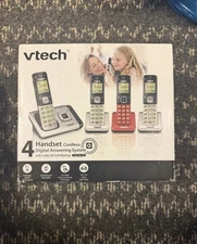 VTech CS6729-4D 4-Handset DECT 6.0 Cordless Phone with Answering System NEW NIB