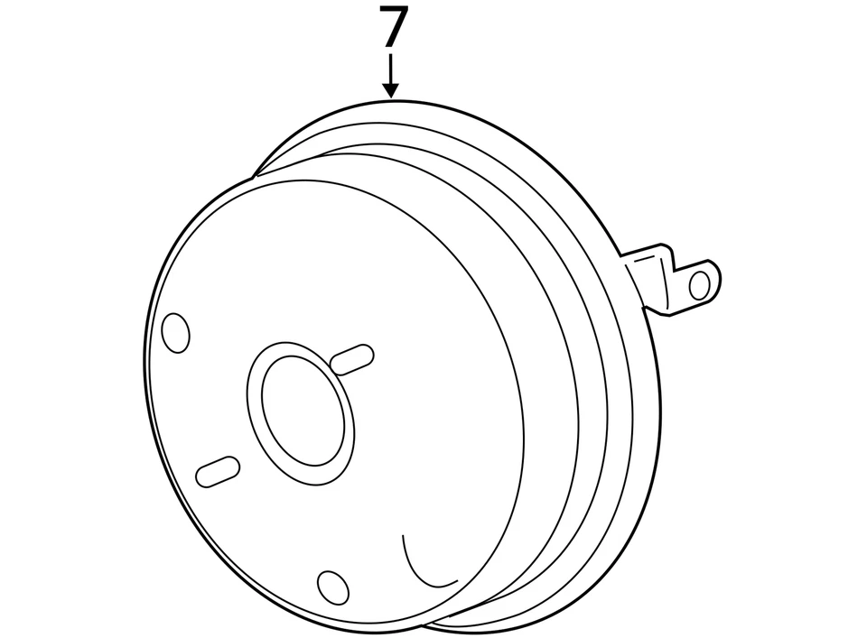 BMW X3 2011 potenciador de freno OEM 80 k millas - LKQ430370286 Foto 4 de 4
