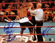 Mike Tyson Signed "Baddest Man On The Planet" Boxing Photo 11x14 BAS