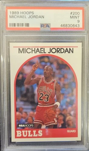 1989 Hoops Michael Jordan #200 PSA 9 Chicago Bulls Basketball Card NBA
