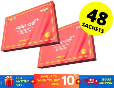 Miira-cell+ plus by Revoobit International 48 Sachet Stem Cell Nutrition (2 Box)