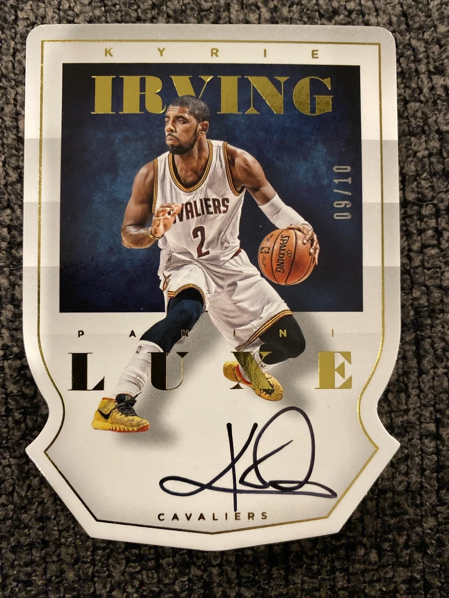 【サイン入り】2015-16 Panini Noir Kyrie Irving 2015-16 Panini Luxe - Deluxe Kyrie Irving #DLX-KIV /25 (AU) for