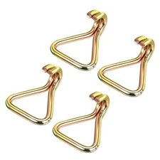  Ratchet Double J Strap Hook Load 4409 Lbs for 2" Tie Down Strap 80x65mm
