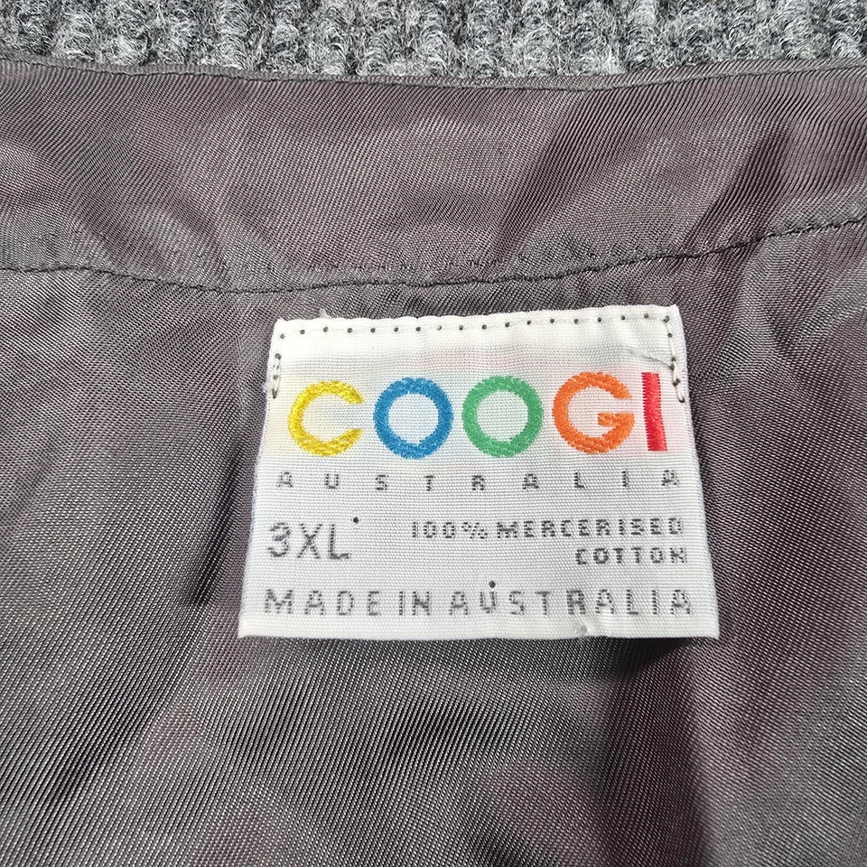 Vintage Coogi Sweater Vest Mens 3XL Multicolor 3D Knit Made In Australia 90s Y2K - Image 3 of 4