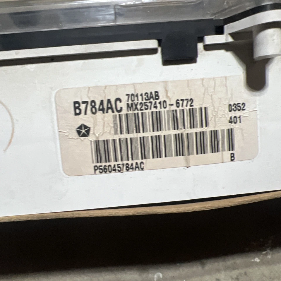 Dodge Ram 1500 2500 3500 1998-2001 cuadro de instrumentos - P56020618AC 94 k millas Foto 2 de 3