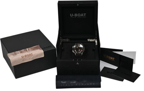 U-Boat Capsoil Doppiotempo 8839/B Oil-Filled Dial GMT Steel 45MM Men Quartz - Picture 2 of 10