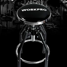 Shop Stool Garage Bar Stool Heavy Duty Adjustable Hydraulic w/330-Pound Capacity