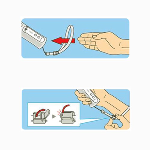 Cinturino da polso regolabile per Nintendo Wii | PSP | Smartphone - Imagen 10 de 18