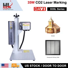 35W CO2 Laser Marking Machine Marker Engraver 3X beam Expander Light Spot Galvo