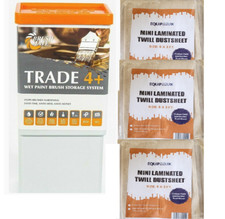BRUSHMATE BRUSH MATE TRADE4+INCLUDES 3 Mini Laminated dust sheets