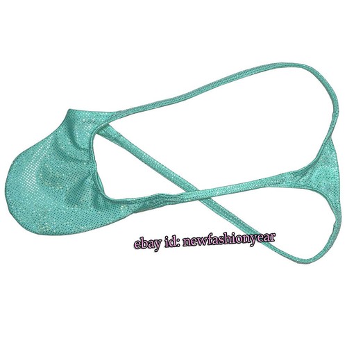 Ropa interior de bikini brillante para hombre bolsa calzoncillos potenciadores tiro bajo tanga calzoncillos - Imagen 28 de 38