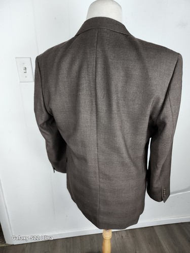 Luca Rossi Men's Sz 40S Brown Color Micro tech Fabric Sport Coat B24 - Picture 13 of 24