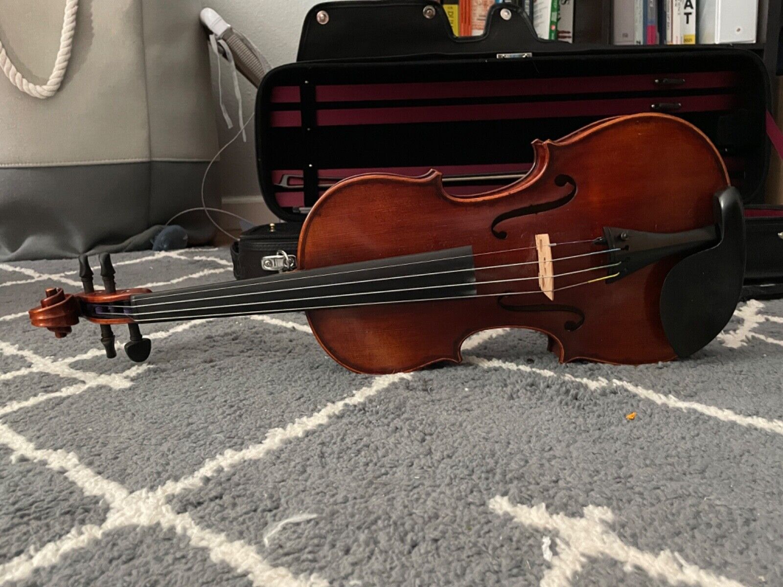 Andreas Eastman VL305 Violin, Performance Violin w/bow, case, chin rest, resin