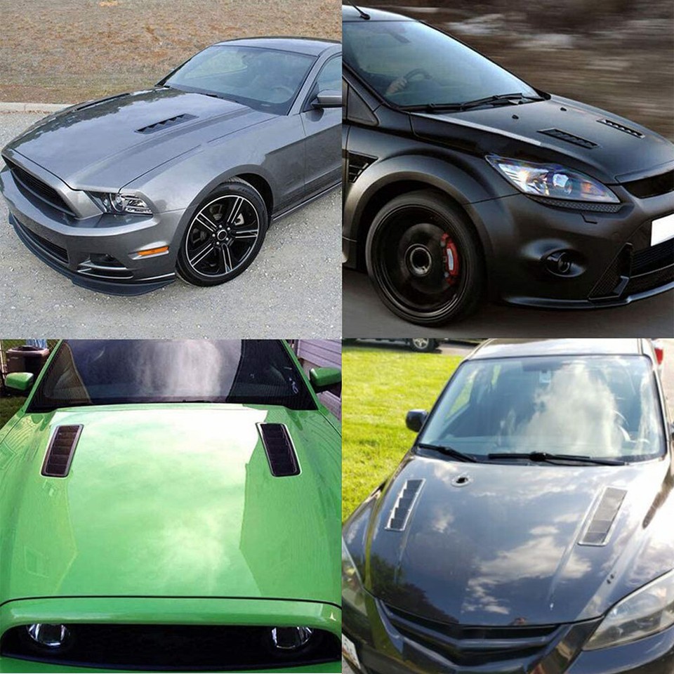 YESHMA Car Hood Vents Scoop Bonnet Cover Hood Intake Scoop