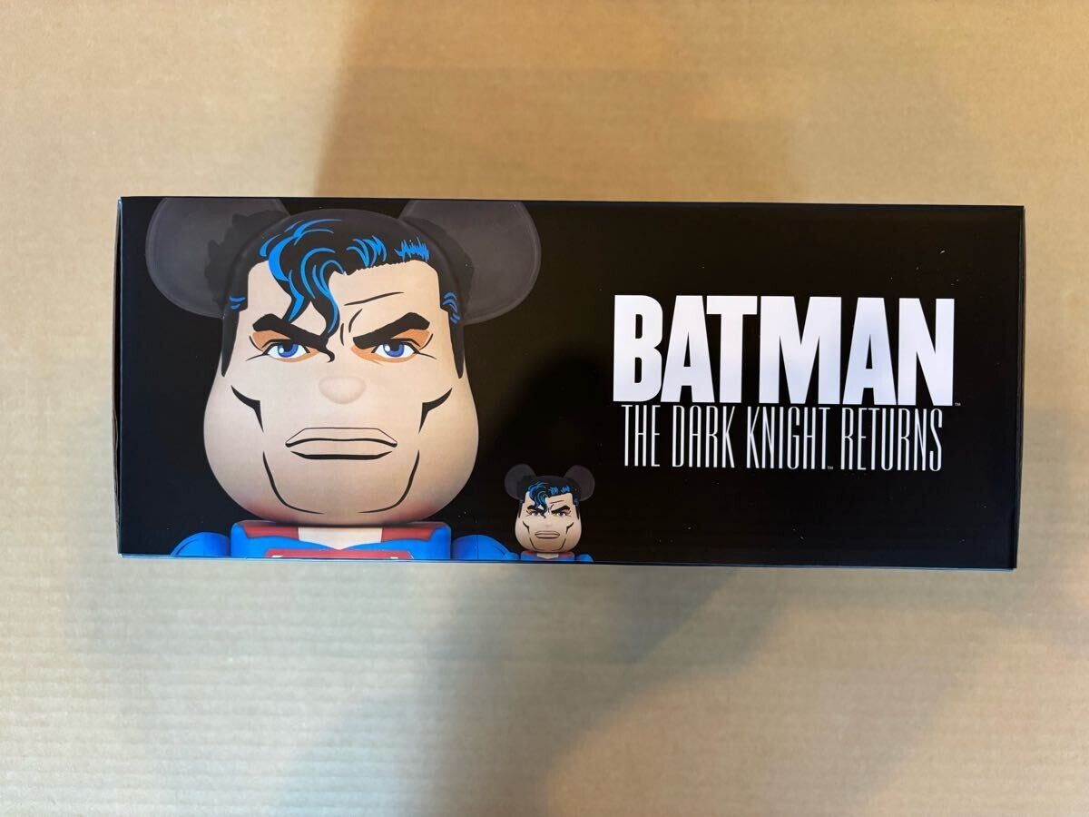 MEDICOM TOY BE@RBRICK SUPERMAN(TDKR Ver.)100％ & 400％ THE