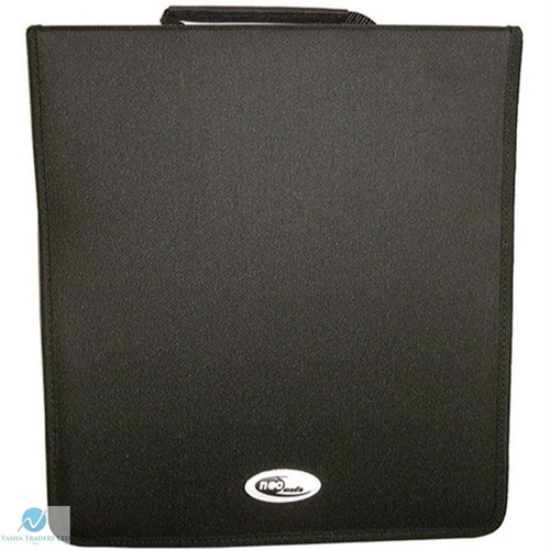 1 X Neo Media 240 Capacity CD DVD Wallet Leather Storage Carry Case Ring Binder  - Bild 1 von 1