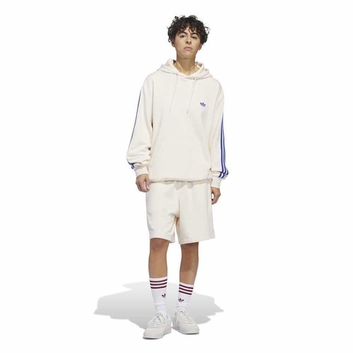 Adidas Skateboarding Shmoo Won White Royal Blue Feather Hooded Sweatshirt - Picture 4 of 9