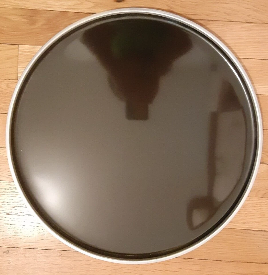 Cabezal de bombo 16", GP Grooves Percusión, resonante para patada, negro, usado Foto 2 de 2