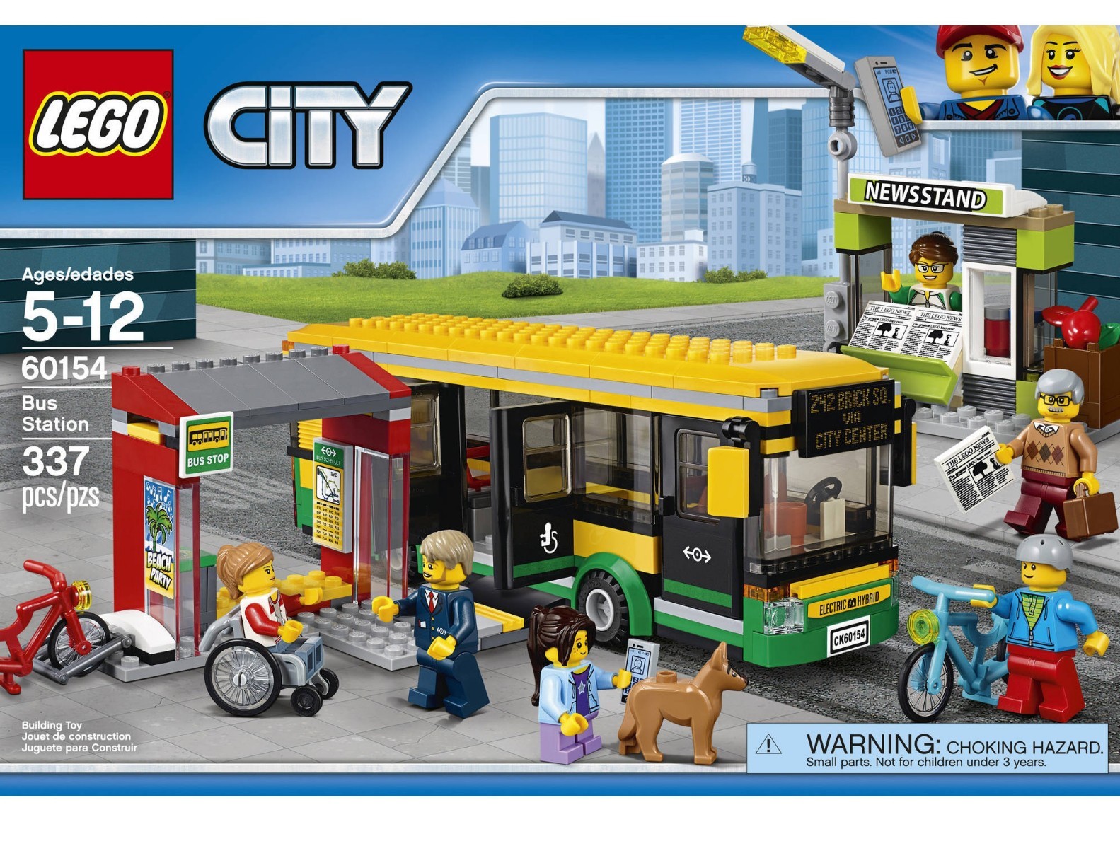 lego city bus instructions 60154