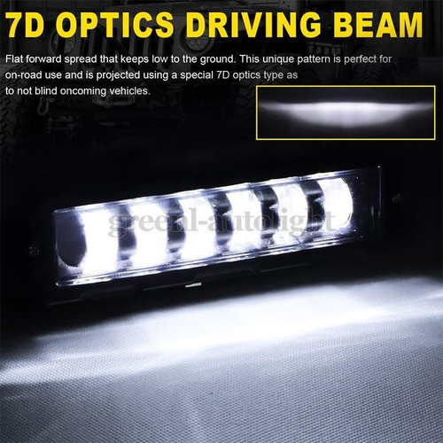 Barra de luces LED de trabajo 2X 6 pulgadas 30 W vainas de punto de conducción lámpara antiniebla camión todoterreno SUV ATV - Imagen 4 de 9