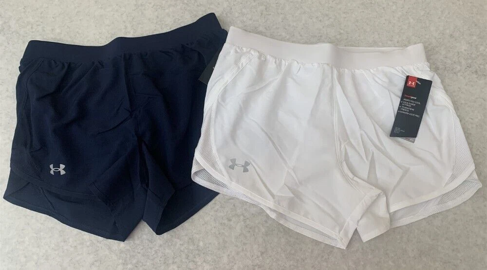 Lot of 2 Under Armour Women's Fly By 2.0 Loose Shorts 1 Navy & 1 White - Size S
Opens in a new windo