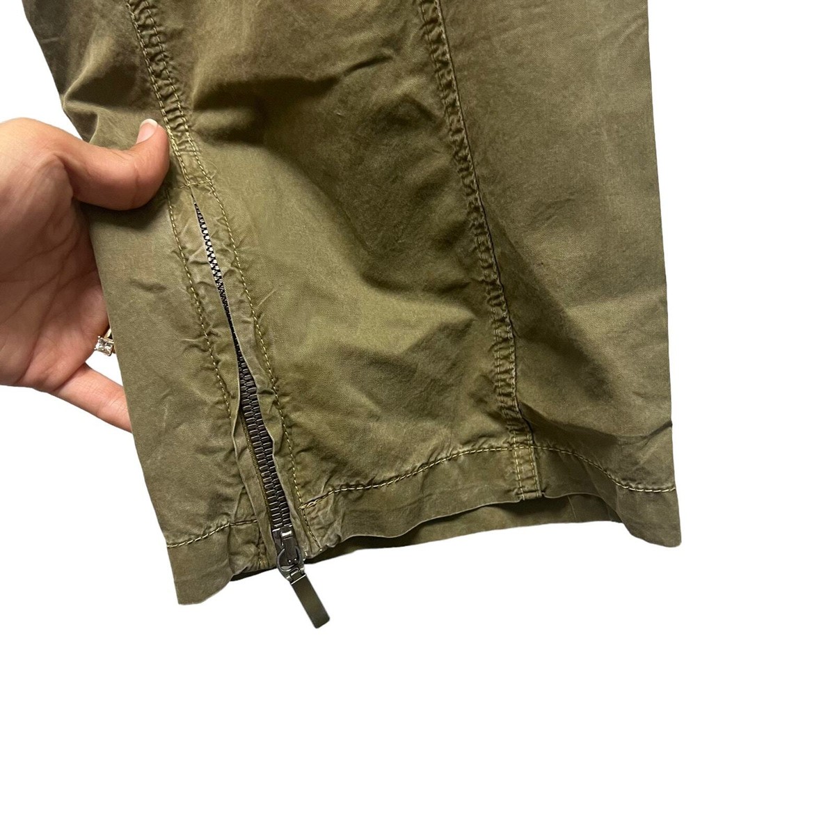 NWOT Ermanno Scervino Cotton Green Pants Men's Size 52 (42