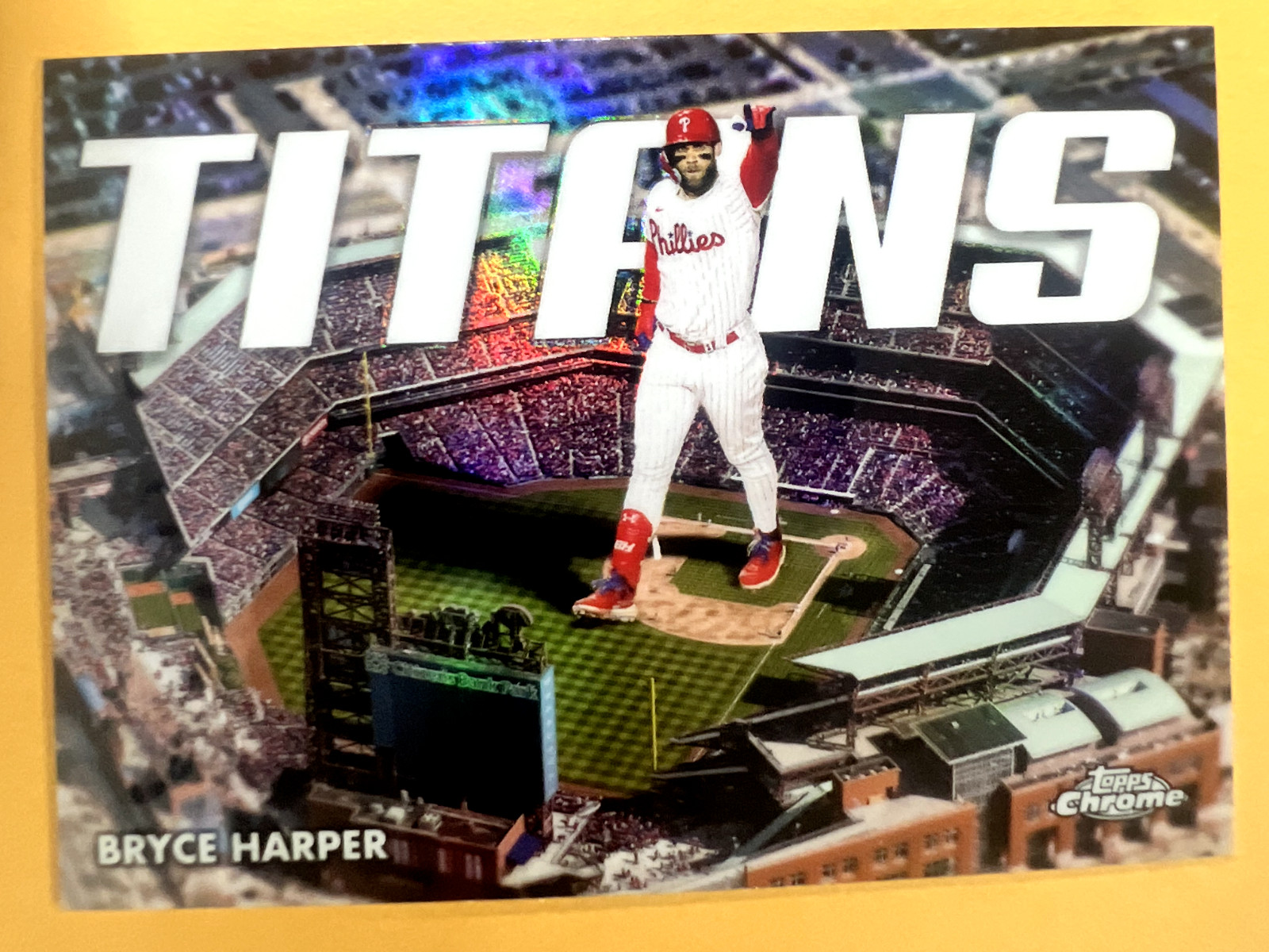 2023 Topps Chrome Titans BRYCE HARPER #CT2 Philadelphia Phillies