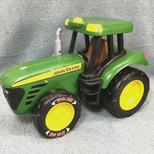 John Deere Learning Curve Toy Tractor Action Lights Works 0591Q00 Rare