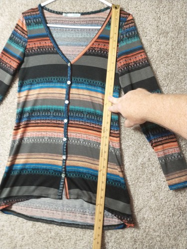 Maurice’s Sweater Women's Extra Small Multicolor Button Up Long sleeve Ladies - Picture 6 of 14