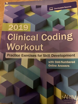 Clinical Coding Workout 2019 by Ahima (2018, Trade Paperback)