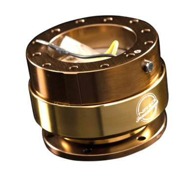 NRG Quick Release Gen 2.0 - Bronze Body / Chrome Gold Ring SRK-200BR-CG