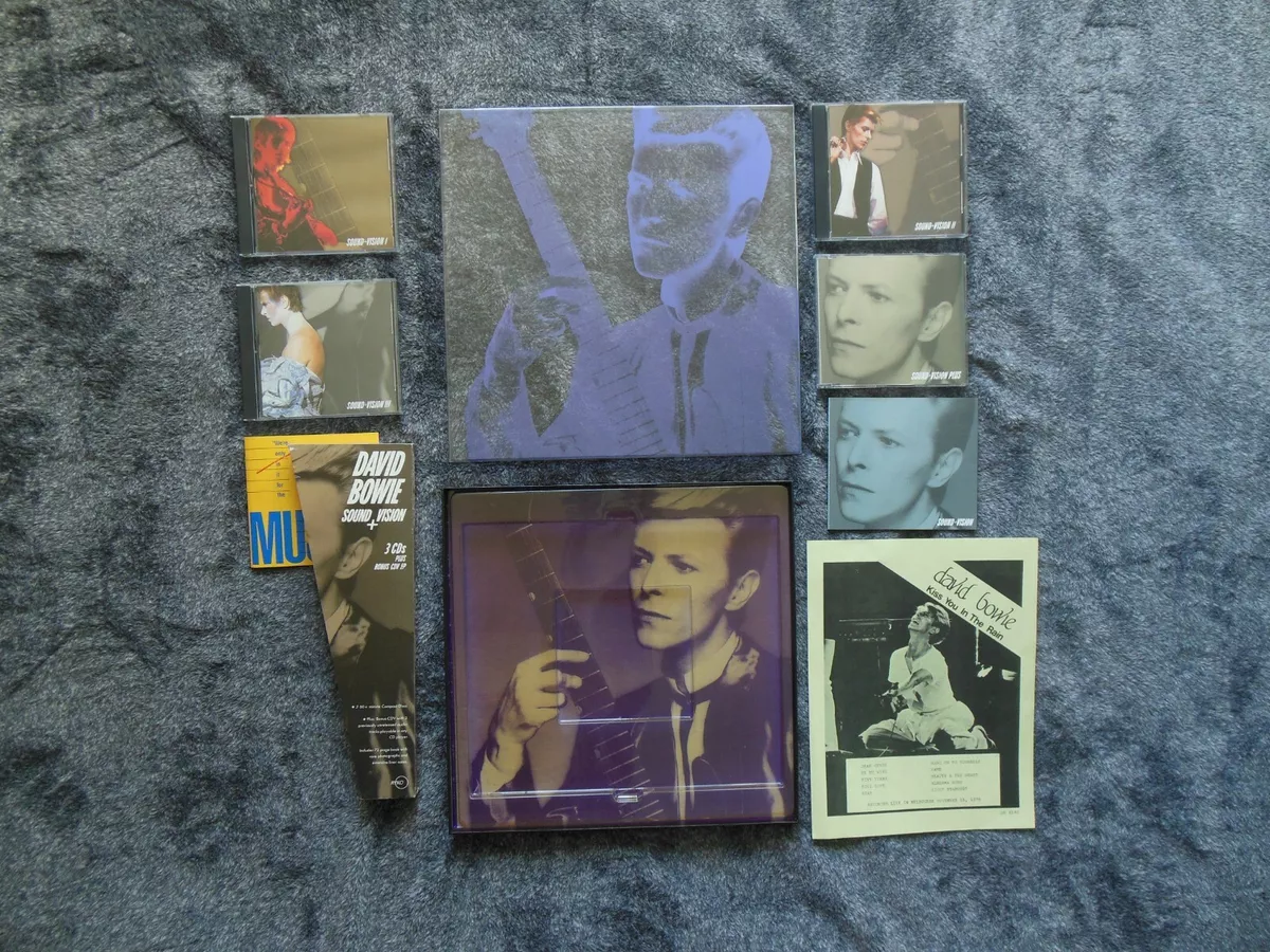 DAVID BOWIE - SOUND & VISION - 3 X CD, CVD, Book & BONUS - Box Set Near Mint