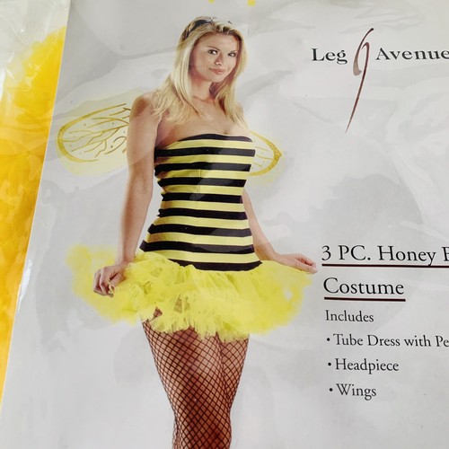 Leg Avenue Honey Bee Sexy Adult Costume Size M/L - Picture 5 of 9