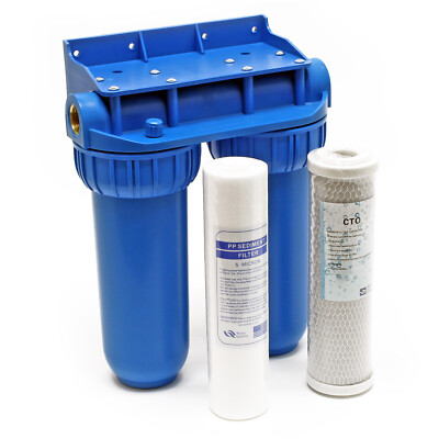 Naturewater NW-BR10B2 Doppelfilter 26,16 mm 3/4'' PP Kartusche Wasserfilter