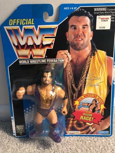 WWF Razor Ramon Hasbro Wrestling Figure 1994 Blue ...