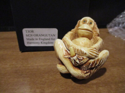 Harmony Kingdom Top Banana Orangutan  Early Pc UK Made Box Figurine