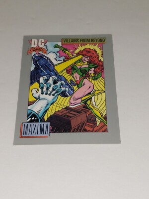 1991 DC Comics Impel Cosmic Cards 1992 Series 1 #136 Maxima