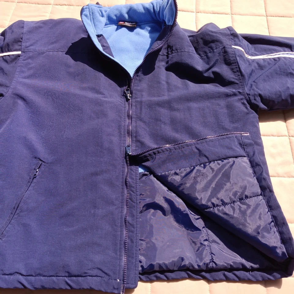 Chaqueta forrada de vellón con cremallera completa Wilson para niños talla grande (14/16) RN#63306 Foto 2 de 4