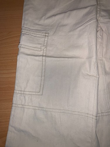 Hose Freizeithose beige Gr. 128 Sommerhose Stoffhose Vollgummizug - Picture 4 of 10