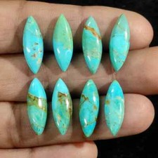  WHOLESALE BLUE MOHAVE TURQUOISE CABOCHON MARQUISE SHAPE LOOSE GEMSTONE