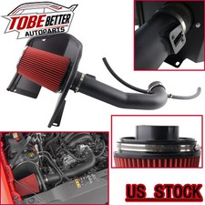 Black Heat Shield Cold Air Intake Kit For 2014-2018 Chevy Gmc 1500 5.3l 6.2l V8