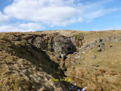 Foto 6x4 Kleiner Wasserfall auf dem Banton Burn Kilsyth Nicht viel Wasser in th c2013