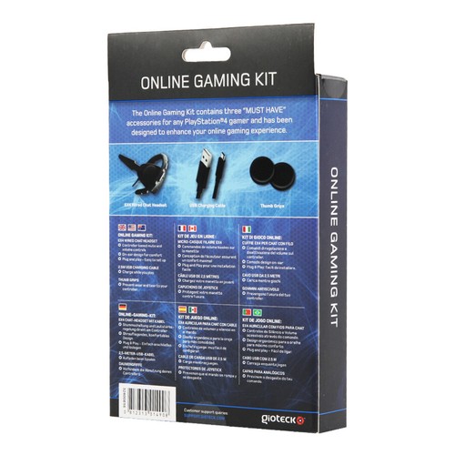 Gioteck Gaming-Pack Chat Headset Mono Kopfhörer USB Kabel Thump-Grip für PS4 PSN - Bild 8 von 8