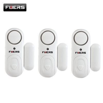Fuers 433Mhz Door Window Contact Sensor Garage Wireless Magnetic Detector Alarm