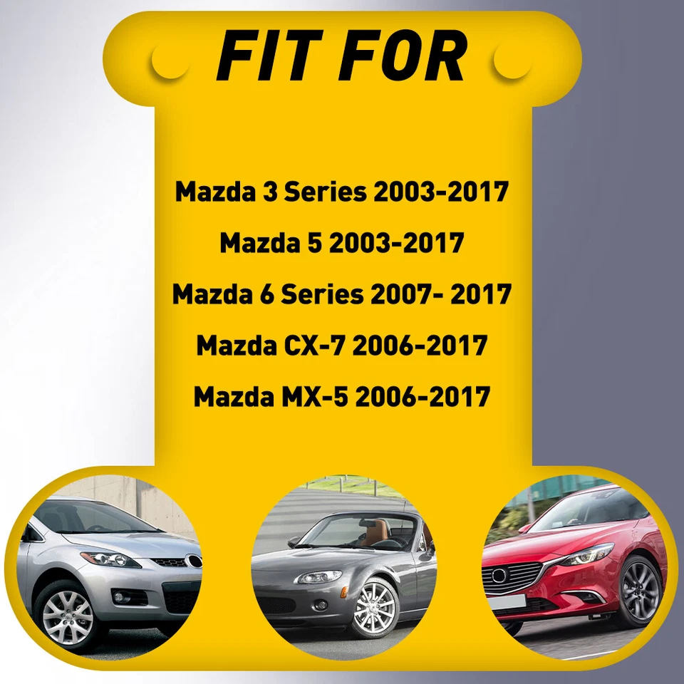 Perilla de cambio de marchas de 6 velocidades manija palanca de cambios perilla de cambio para Mazda 3 5 6 CX-7 MX-5 K Foto 3 de 4